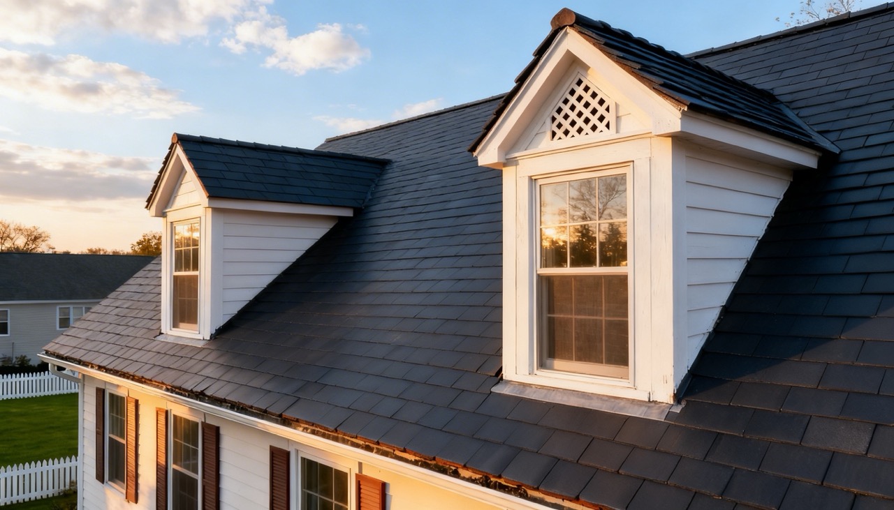 Comparativa antes y después de limpieza de techo